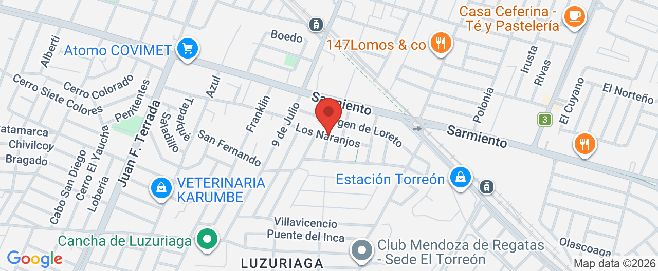 Mapa de la ubicación