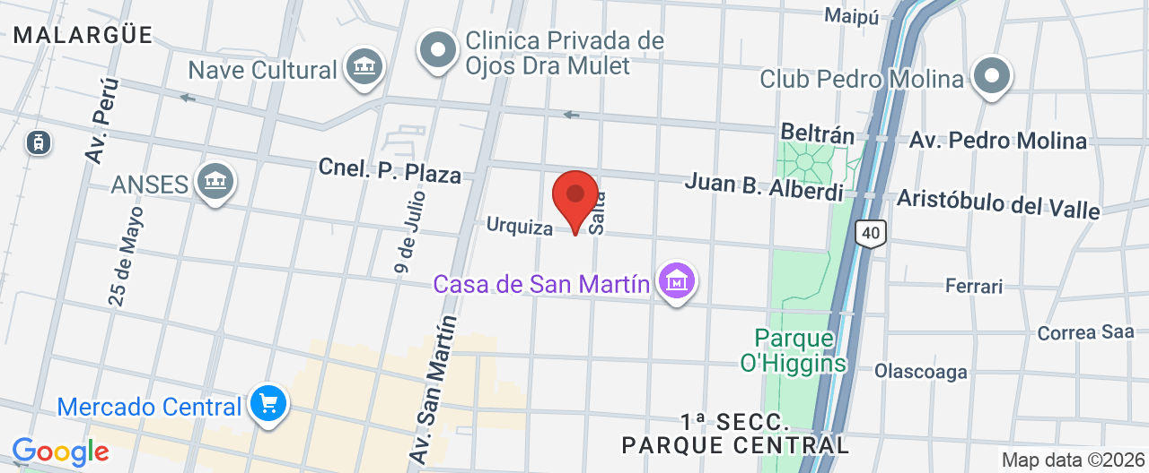 Mapa de la ubicación