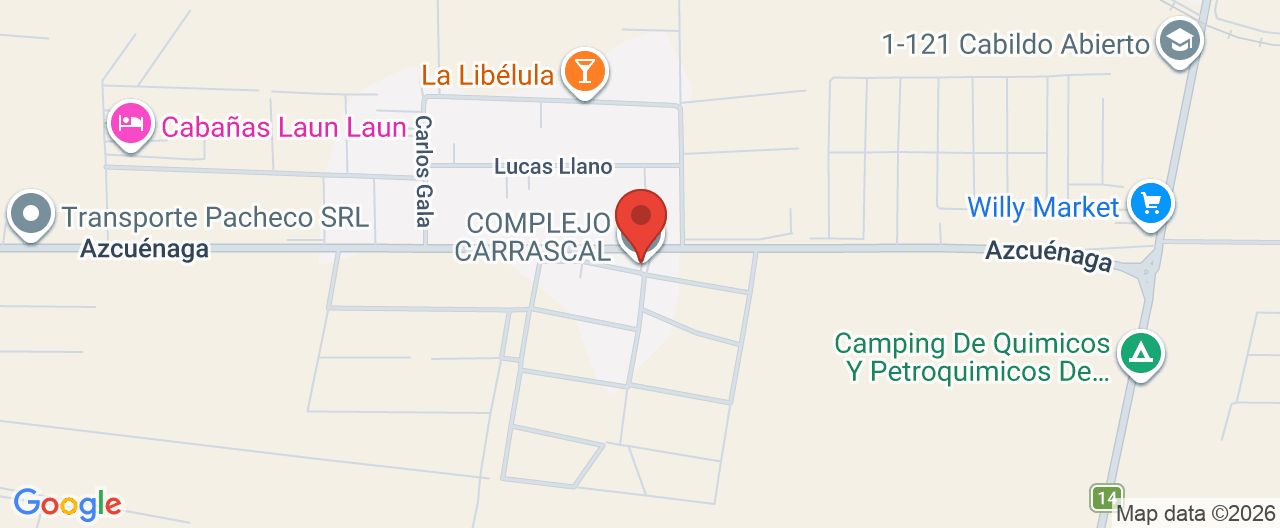 Mapa de la ubicación