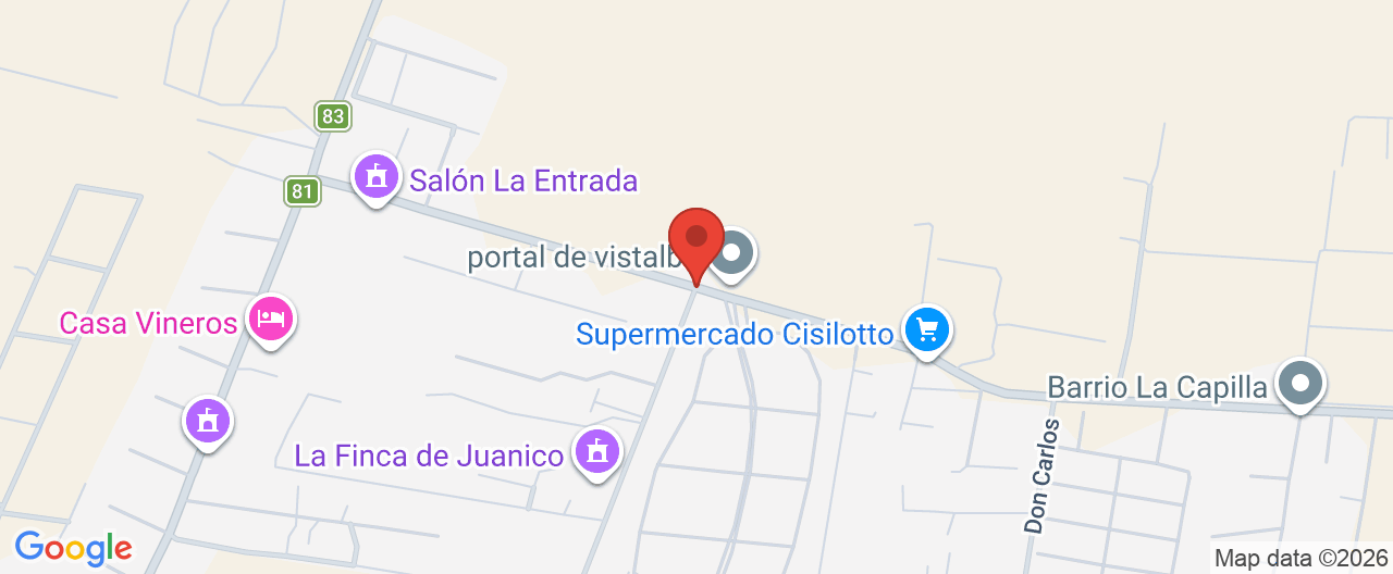 Mapa de la ubicación