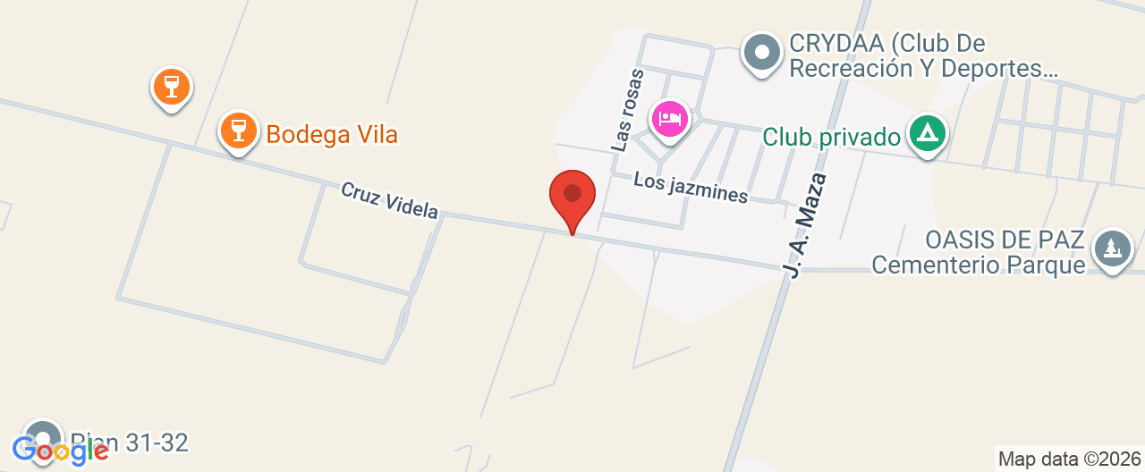 Mapa de la ubicación