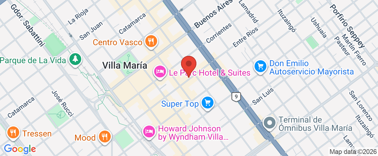 Mapa de la ubicación