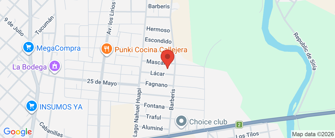 Mapa de la ubicación