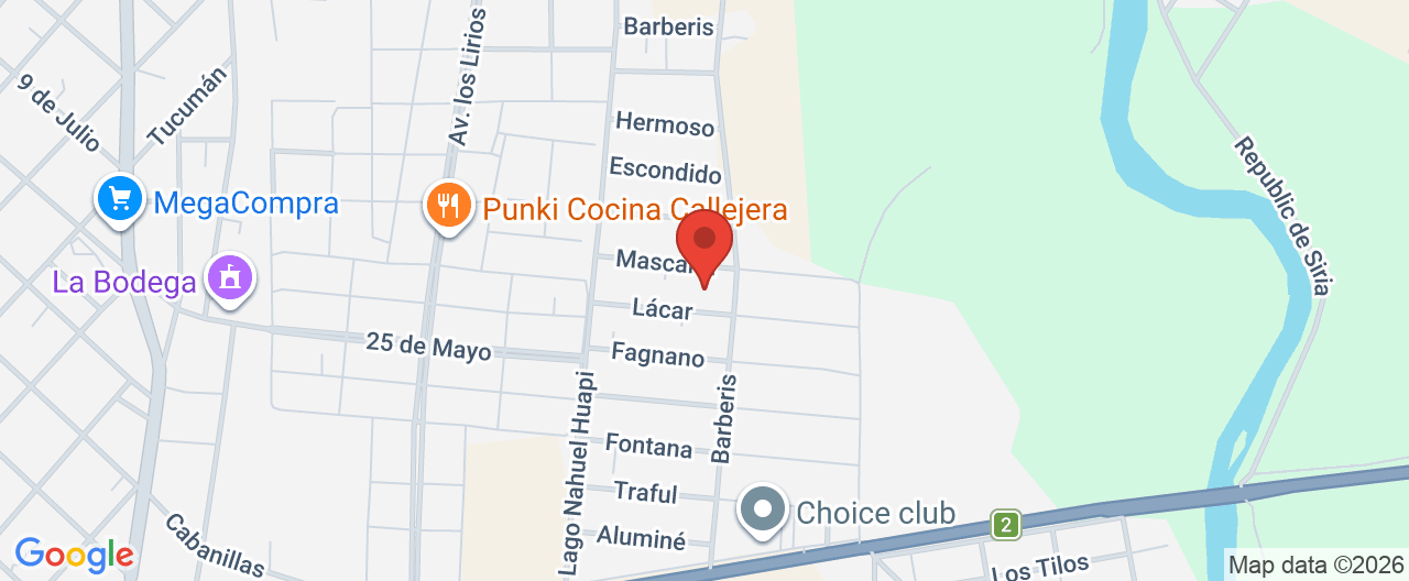 Mapa de la ubicación