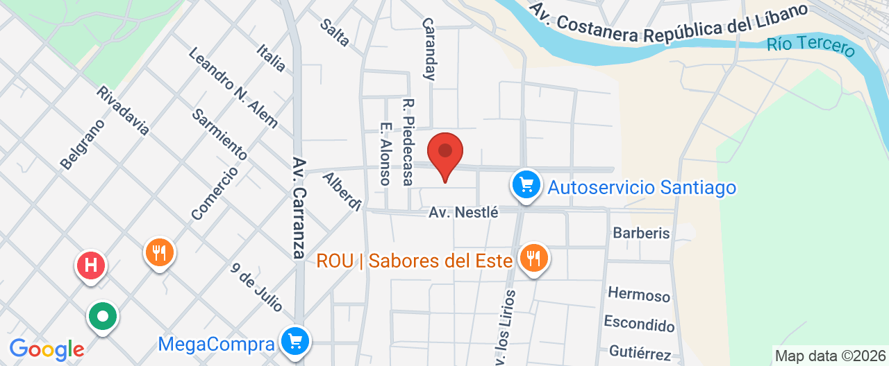 Mapa de la ubicación
