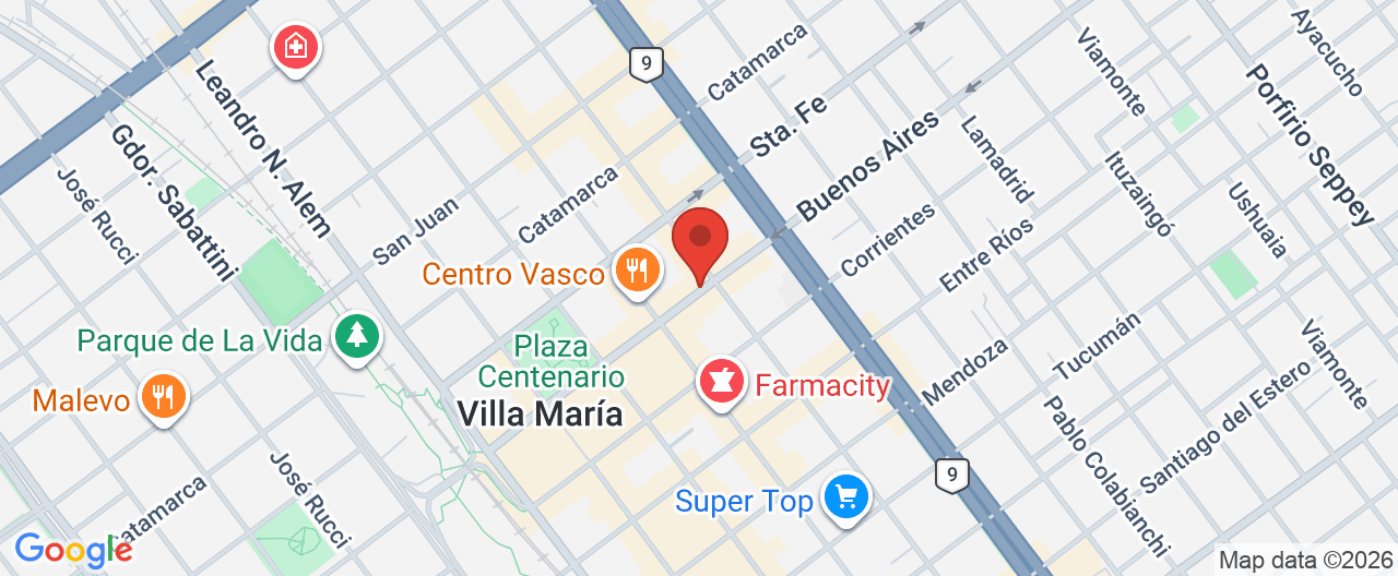 Mapa de la ubicación