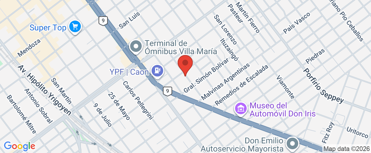 Mapa de la ubicación