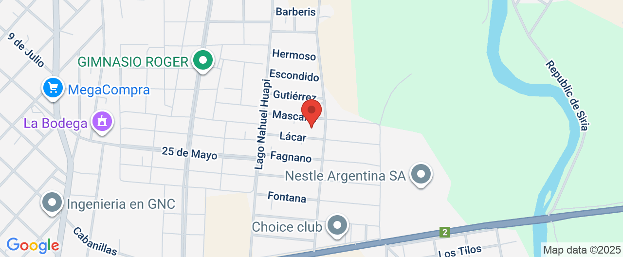 Mapa de la ubicación