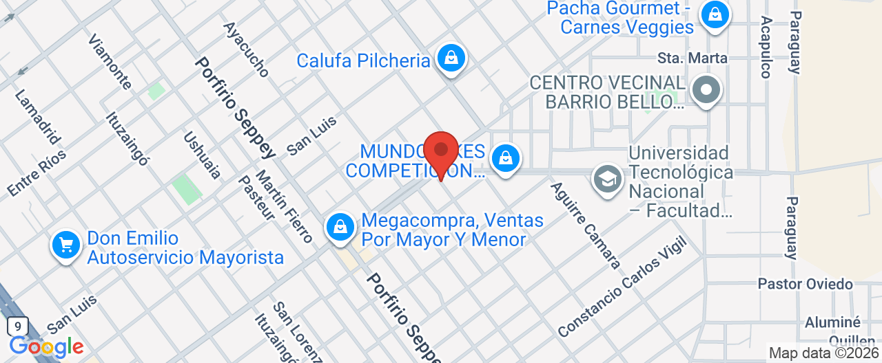 Mapa de la ubicación