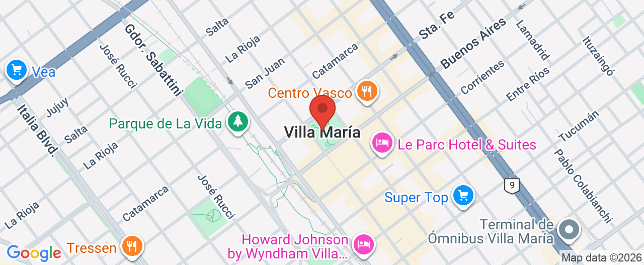Mapa de la ubicación
