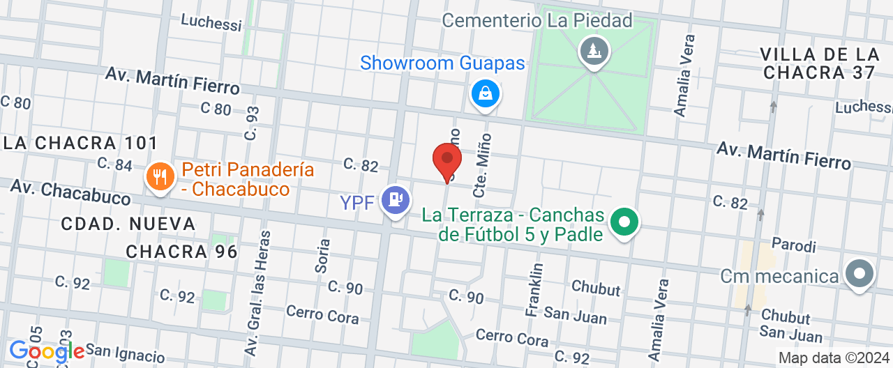 Mapa de la ubicación