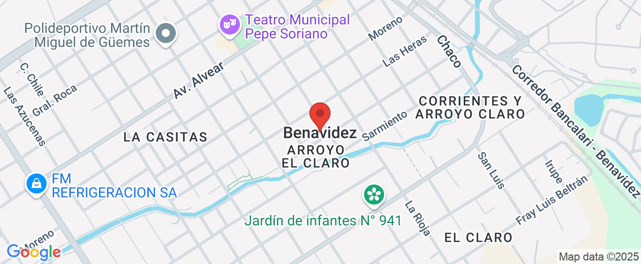 Mapa de la ubicación