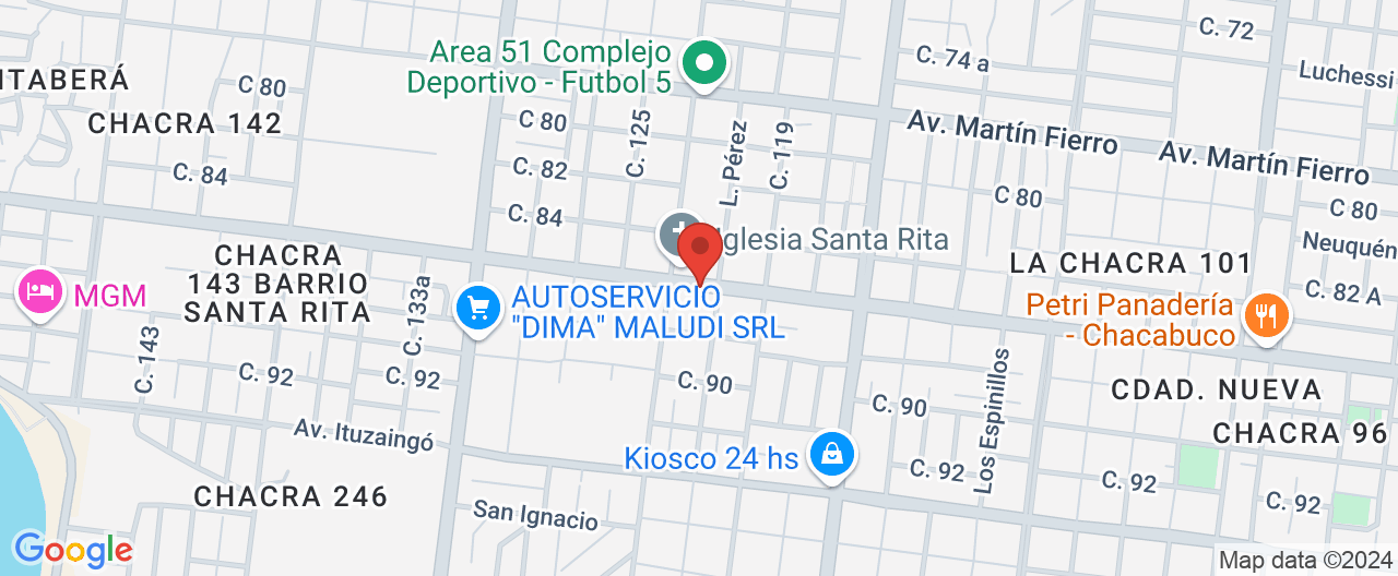 Mapa de la ubicación