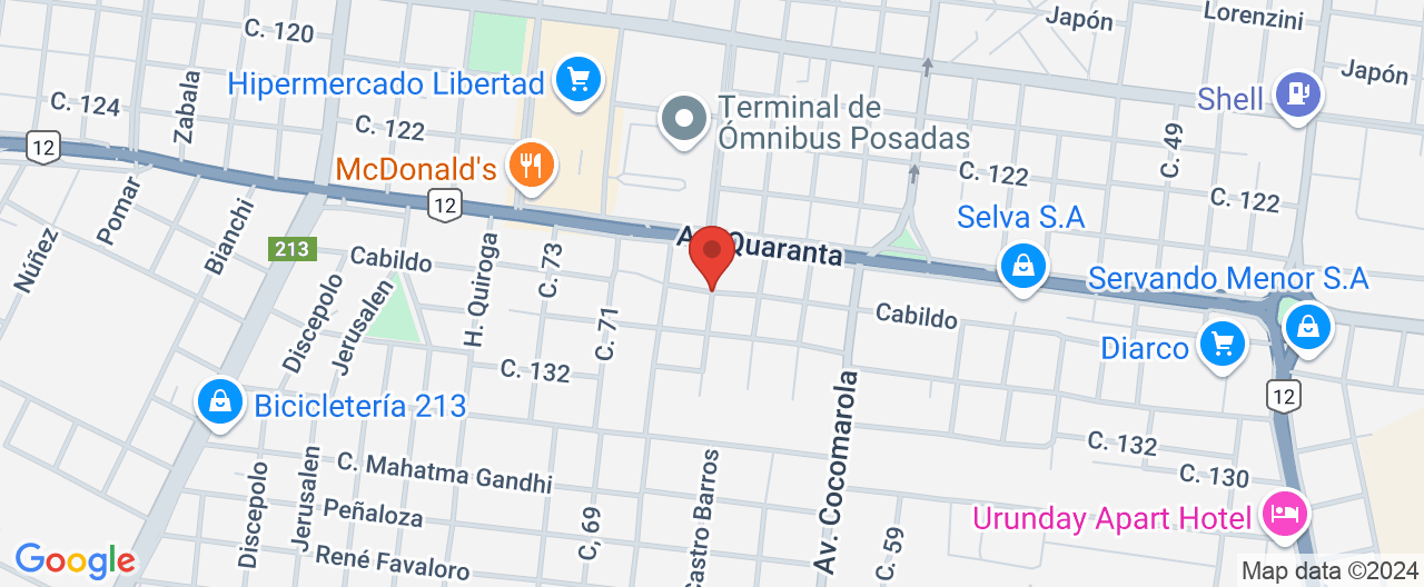 Mapa de la ubicación