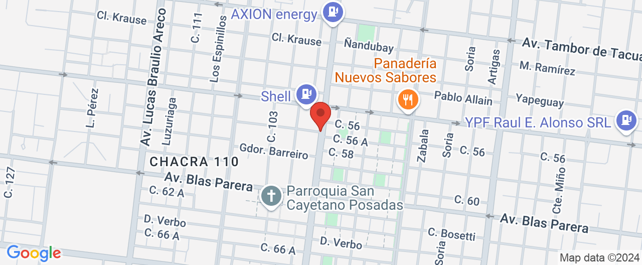 Mapa de la ubicación