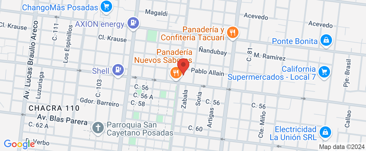 Mapa de la ubicación