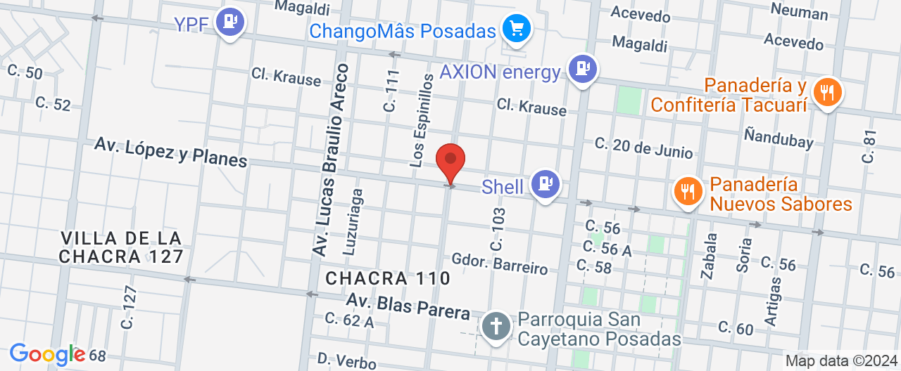 Mapa de la ubicación