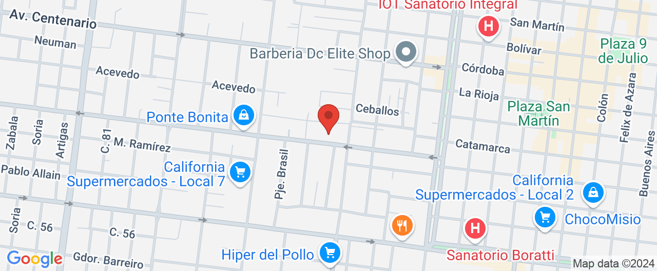 Mapa de la ubicación