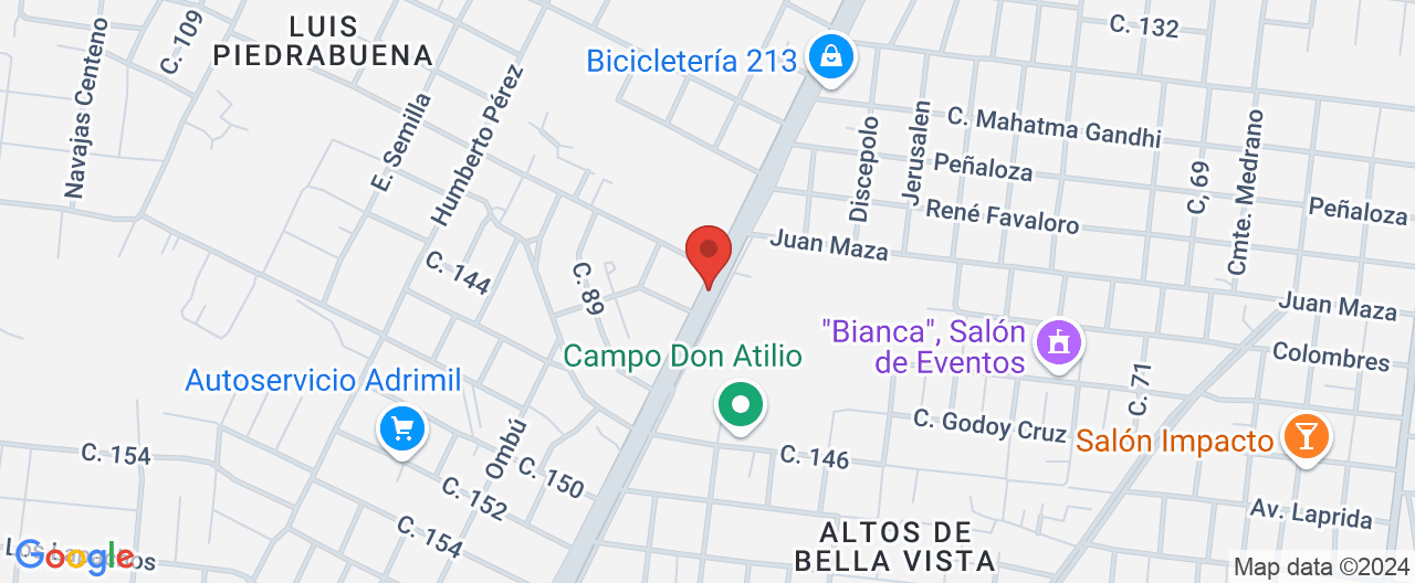 Mapa de la ubicación
