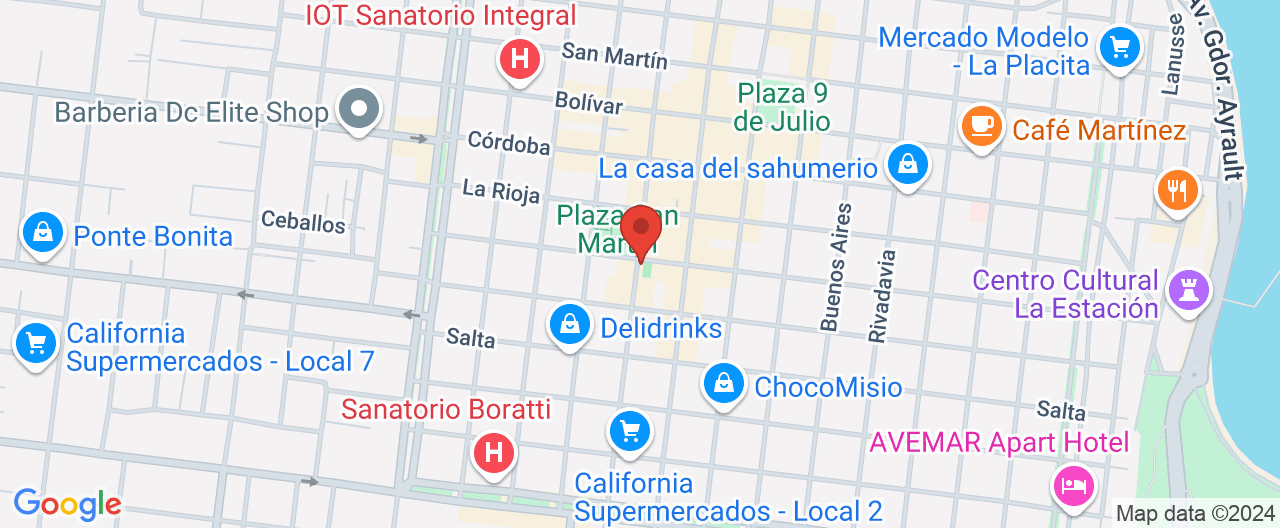 Mapa de la ubicación