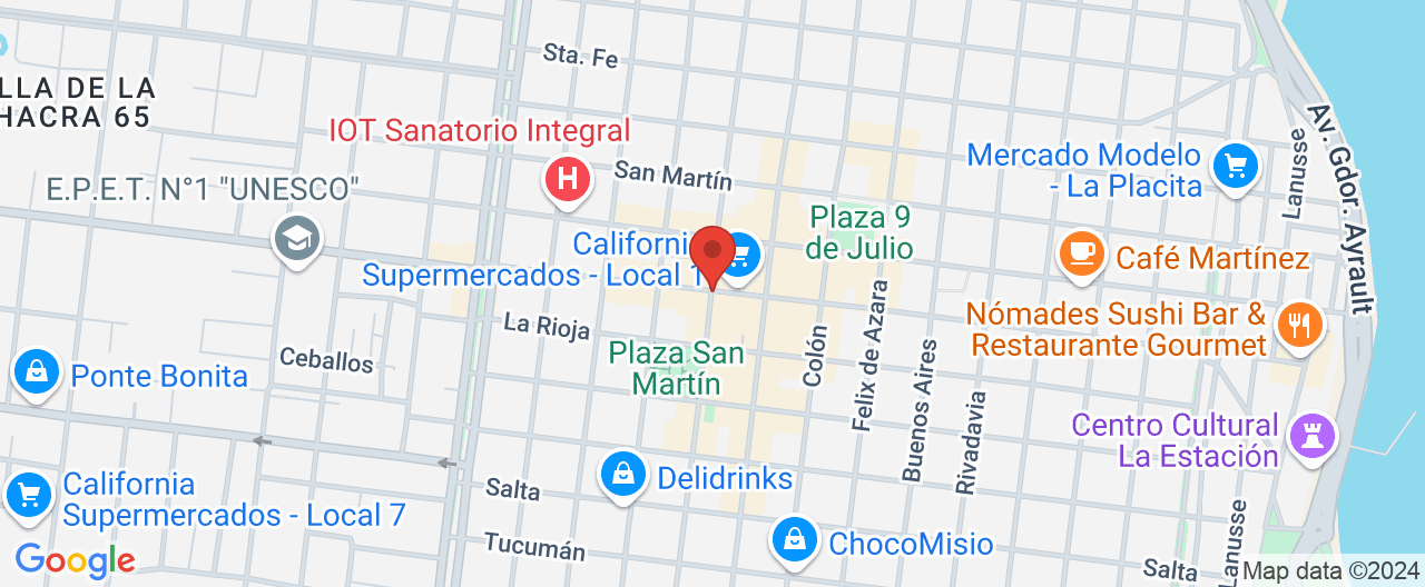 Mapa de la ubicación