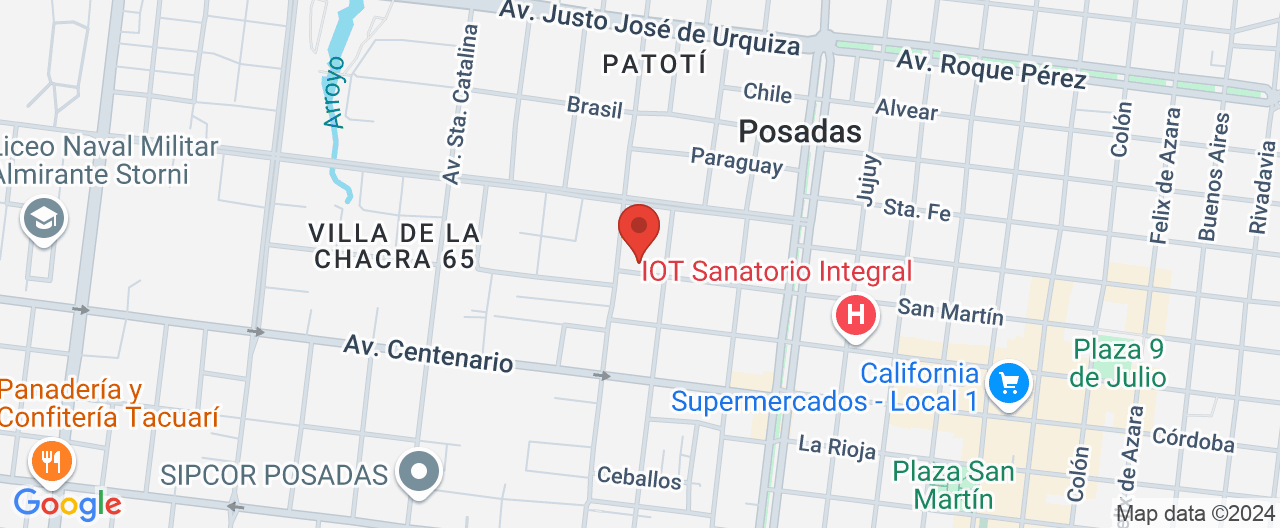 Mapa de la ubicación