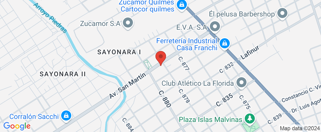 Mapa de la ubicación
