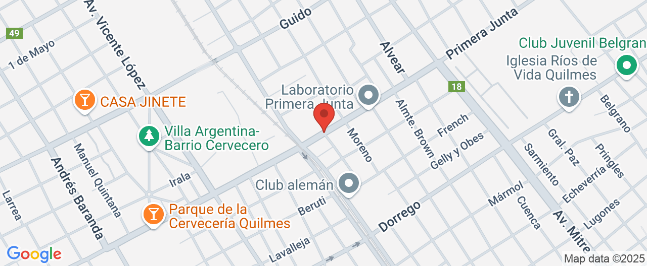 Mapa de la ubicación