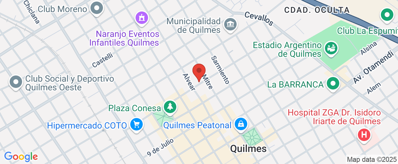 Mapa de la ubicación