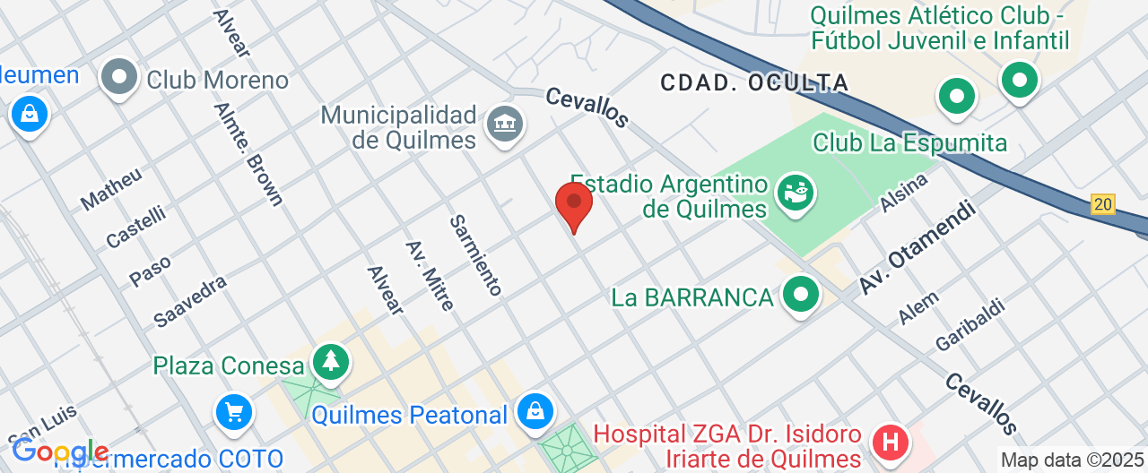 Mapa de la ubicación