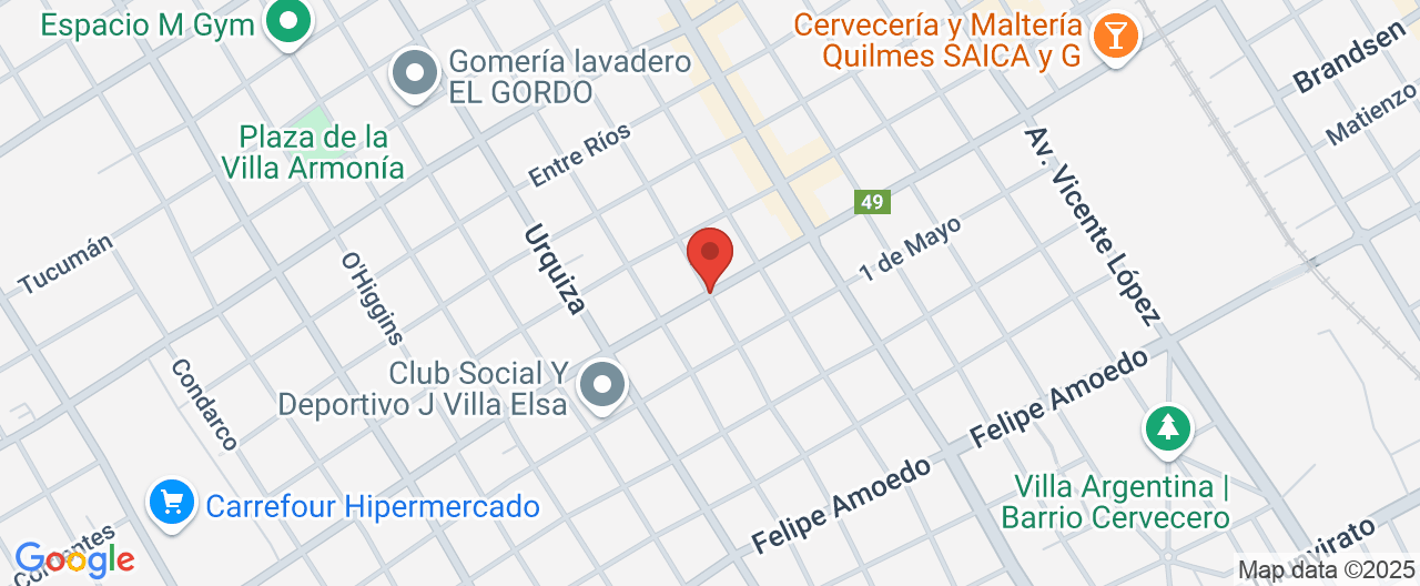 Mapa de la ubicación