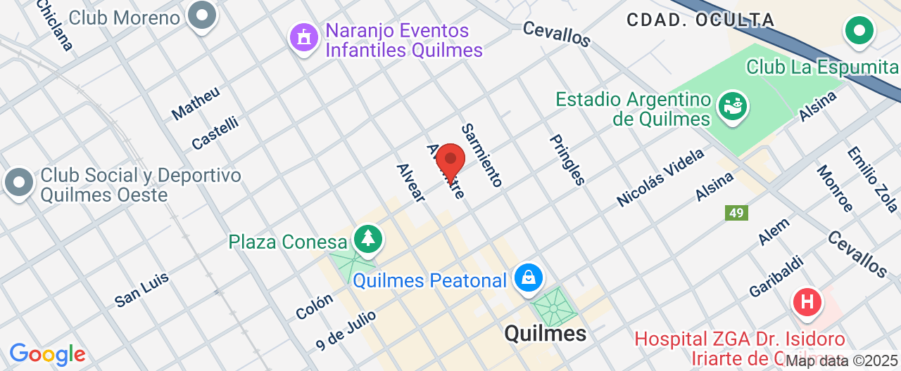 Mapa de la ubicación