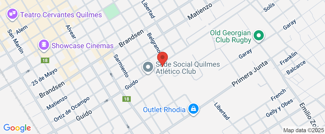 Mapa de la ubicación