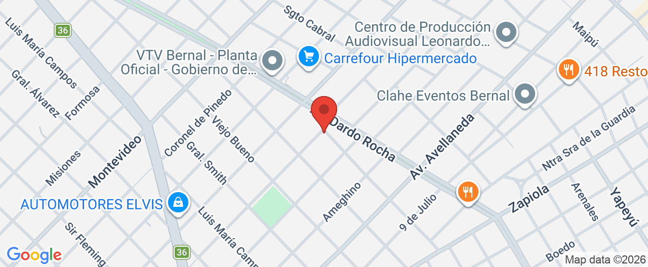 Mapa de la ubicación