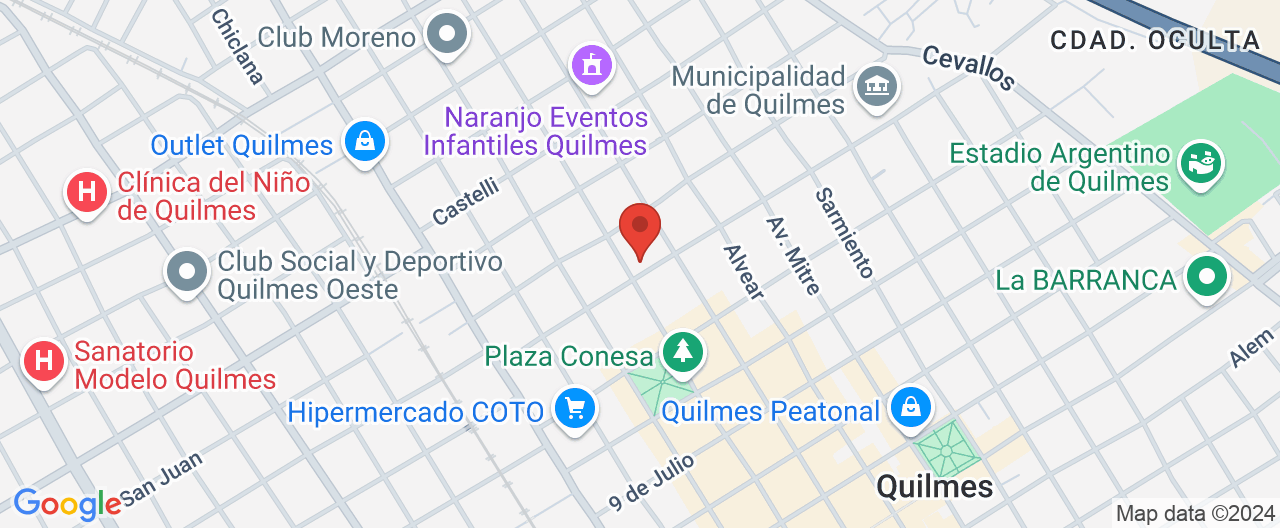Mapa de la ubicación