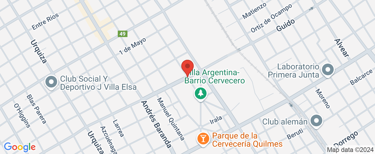 Mapa de la ubicación