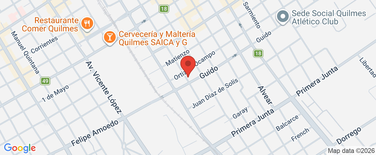 Mapa de la ubicación