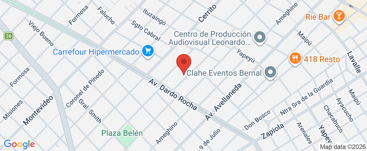 Mapa de la ubicación