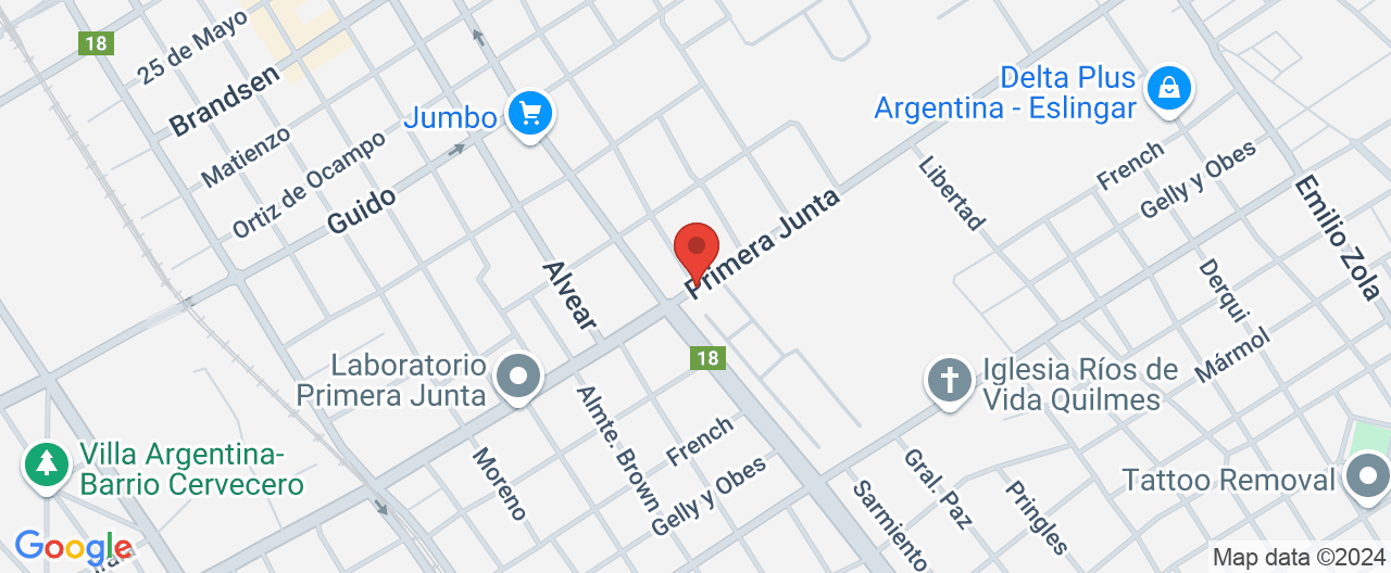 Mapa de la ubicación