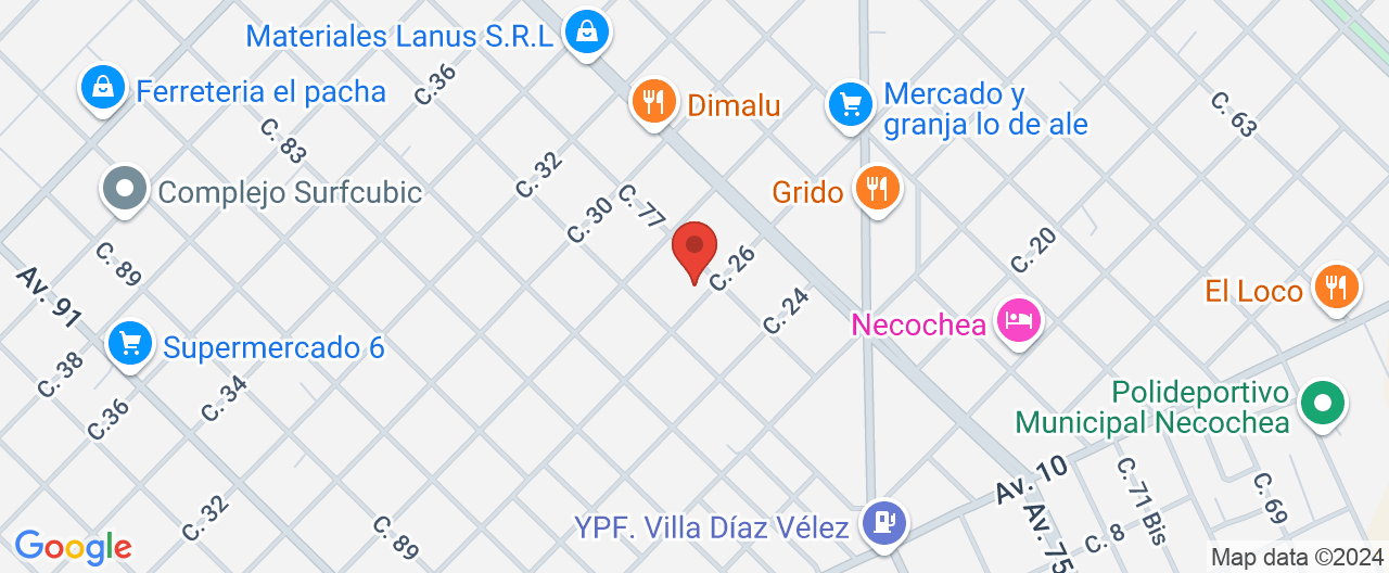 Mapa de la ubicación