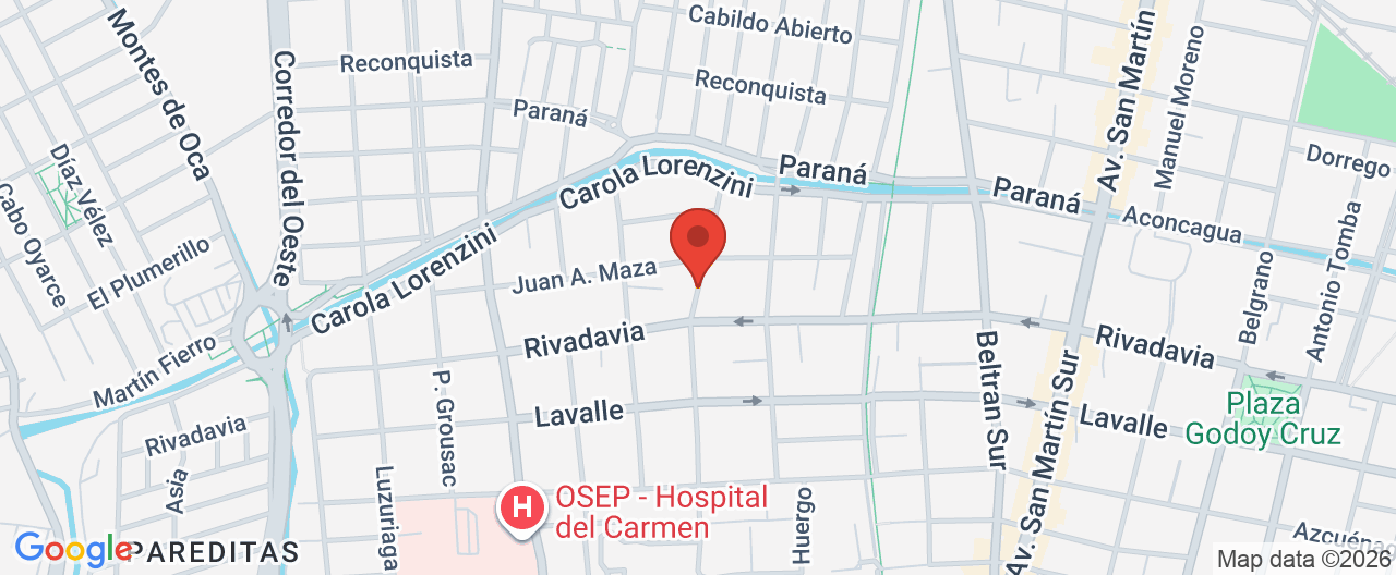 Mapa de la ubicación