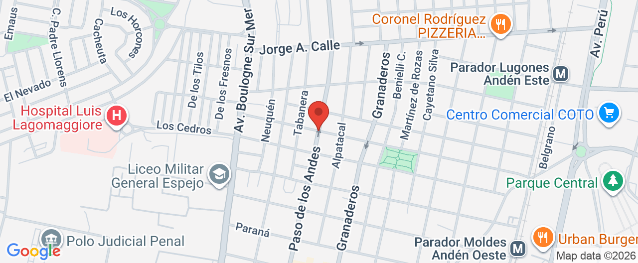 Mapa de la ubicación