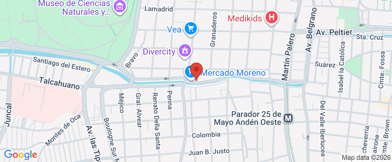 Mapa de la ubicación