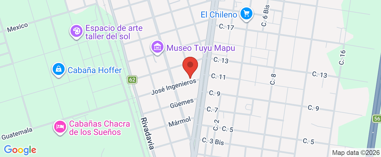 Mapa de la ubicación