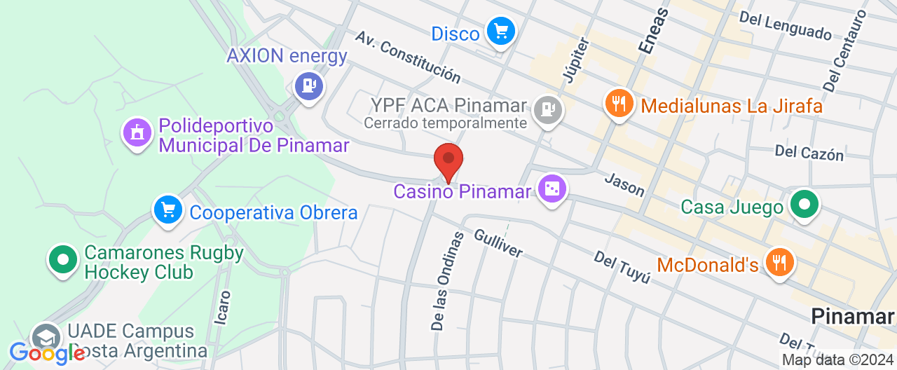 Mapa de la ubicación