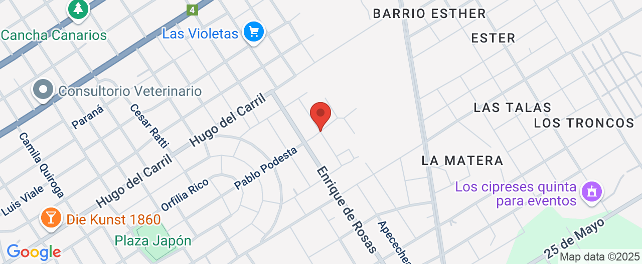 Mapa de la ubicación