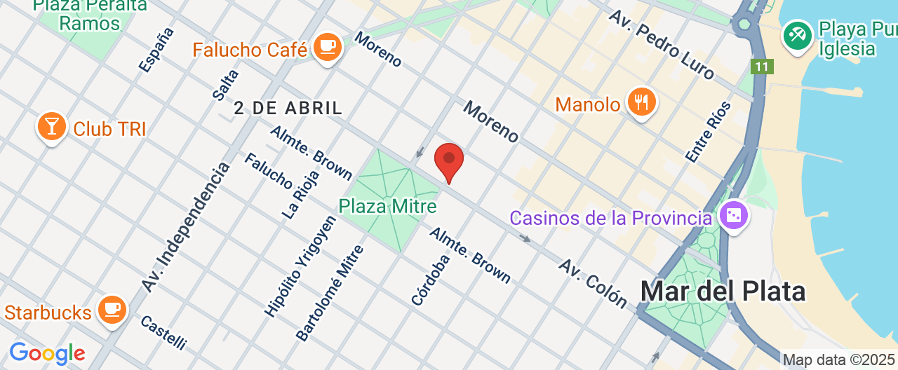 Mapa de la ubicación