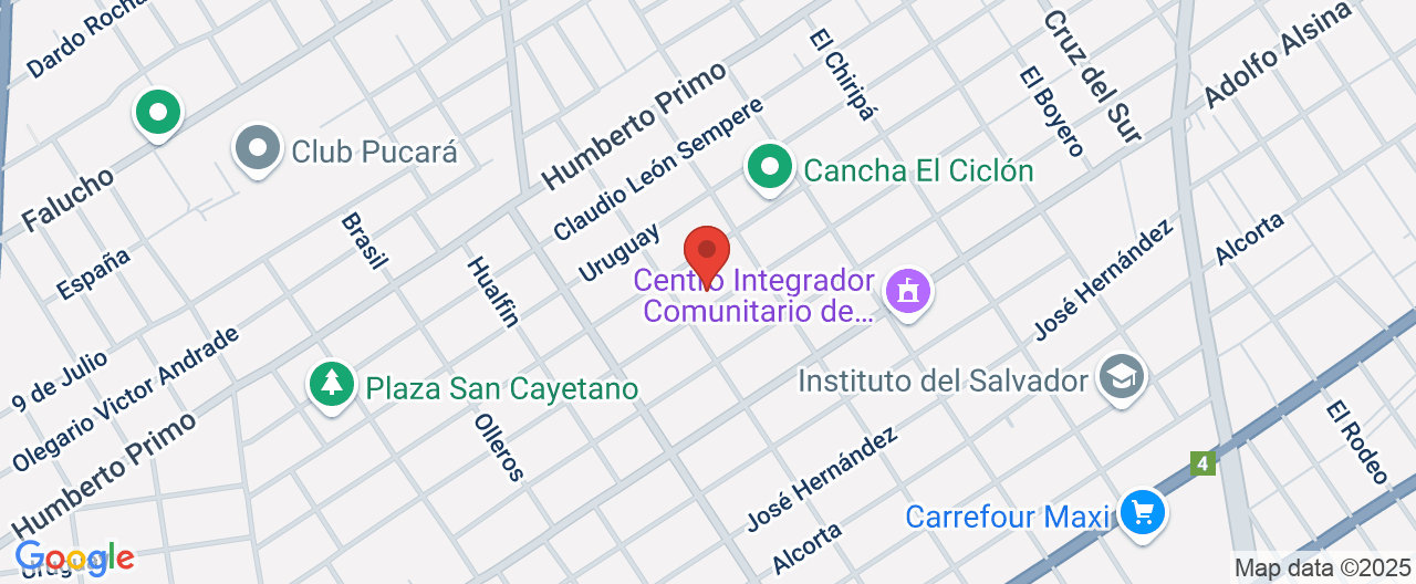 Mapa de la ubicación