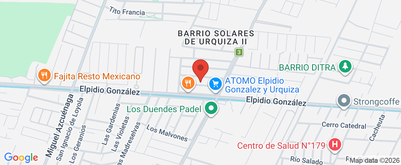 Mapa de la ubicación