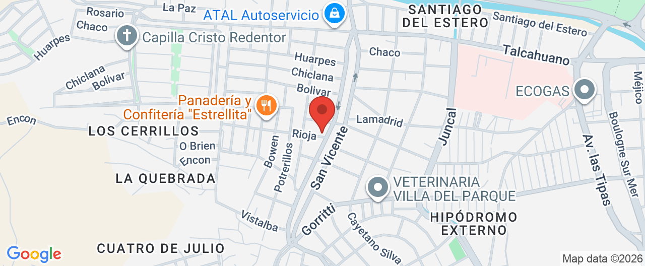 Mapa de la ubicación